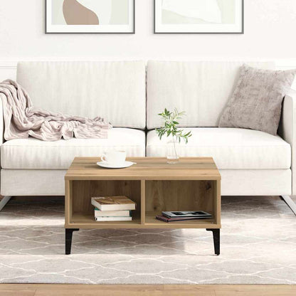 Tavolino da salotto Rovere artigianale 60 x 60 x 30 cm | homemem39