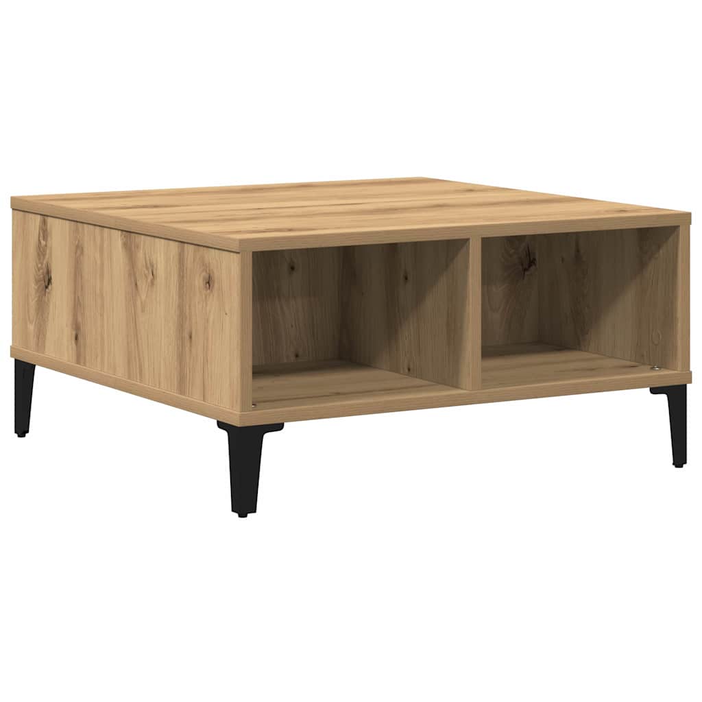 Tavolino da salotto Rovere artigianale 60 x 60 x 30 cm | homemem39