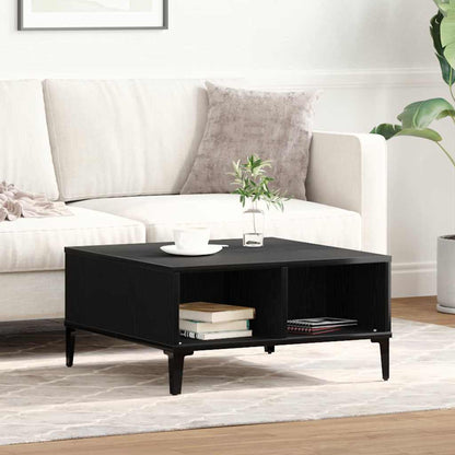 Tavolino da salotto Rovere Nero 60 x 60 x 30 cm | homemem39