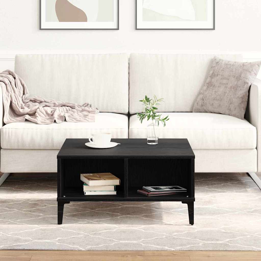 Tavolino da salotto Rovere Nero 60 x 60 x 30 cm | homemem39