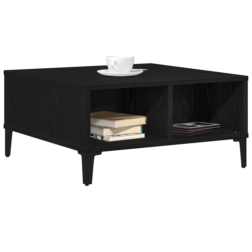 Tavolino da salotto Rovere Nero 60 x 60 x 30 cm | homemem39