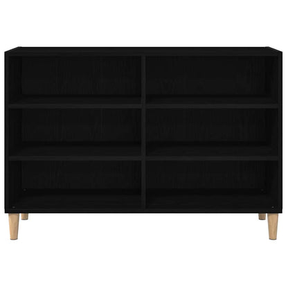 Credenza Rovere Nero 103,5 x 35 x 70 cm Legno multistrato