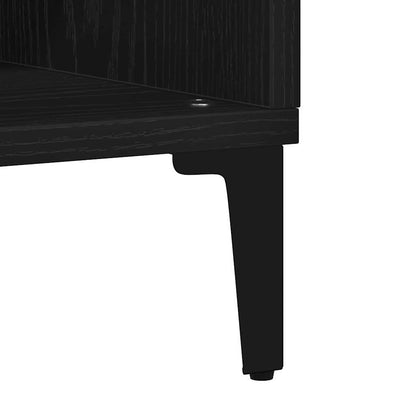 Credenza Rovere Nero 103,5 x 35 x 70 cm Legno multistrato