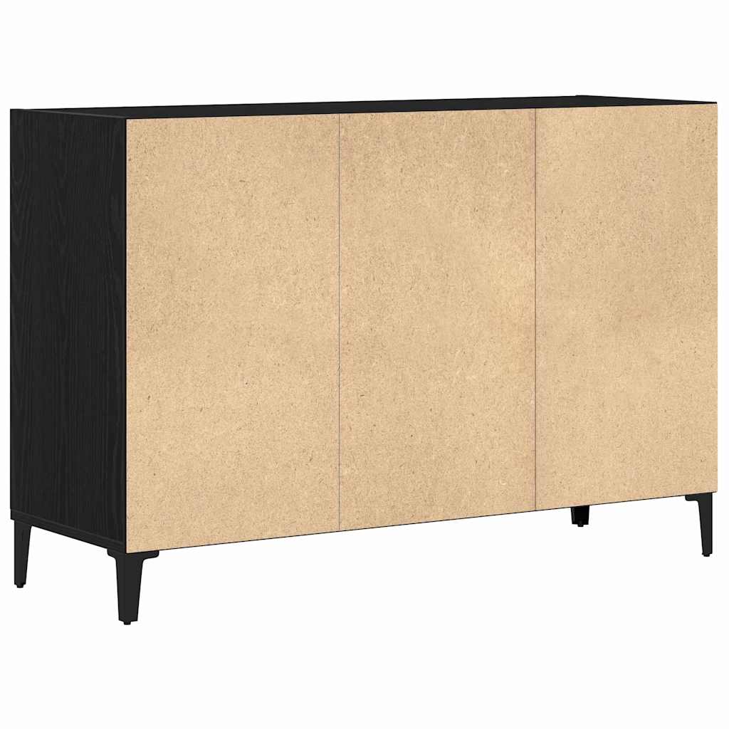 Credenza Rovere Nero 103,5 x 35 x 70 cm Legno multistrato