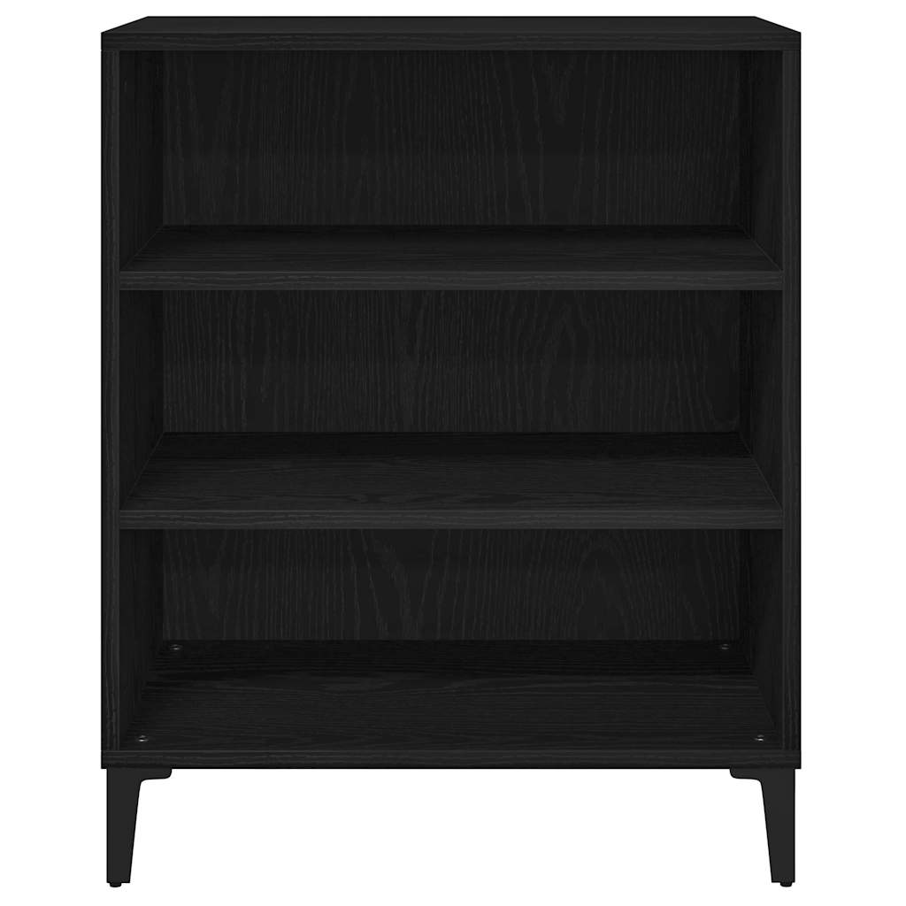 Credenza Rovere Nero 57 x 35 x 70 cm Legno multistrato