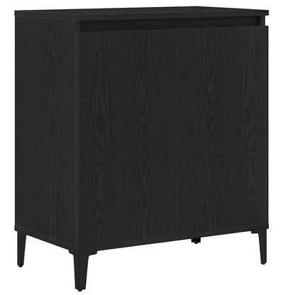 Credenza Rovere Nero 60 x 35 x 70 cm Legno multistrato