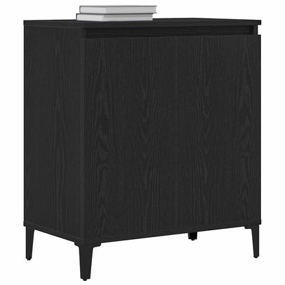 Credenza Rovere Nero 60 x 35 x 70 cm Legno multistrato
