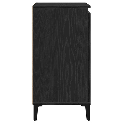 Credenza Rovere Nero 60 x 35 x 70 cm Legno multistrato