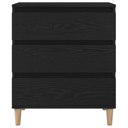 Credenza Rovere Nero 60 x 35 x 70 cm Legno multistrato