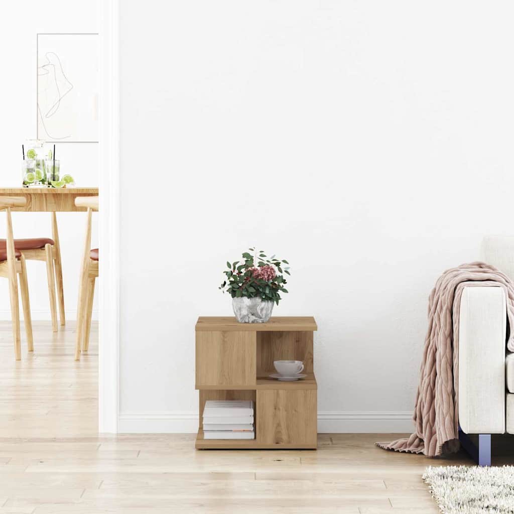 Tavolo laterale Rovere artigianale 30 x 30 x 55 cm