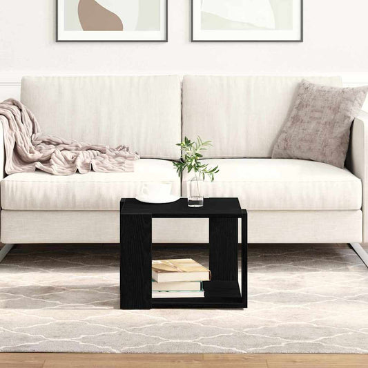 Tavolino da salotto Rovere Nero 40 x 40 x 30 cm | homemem39