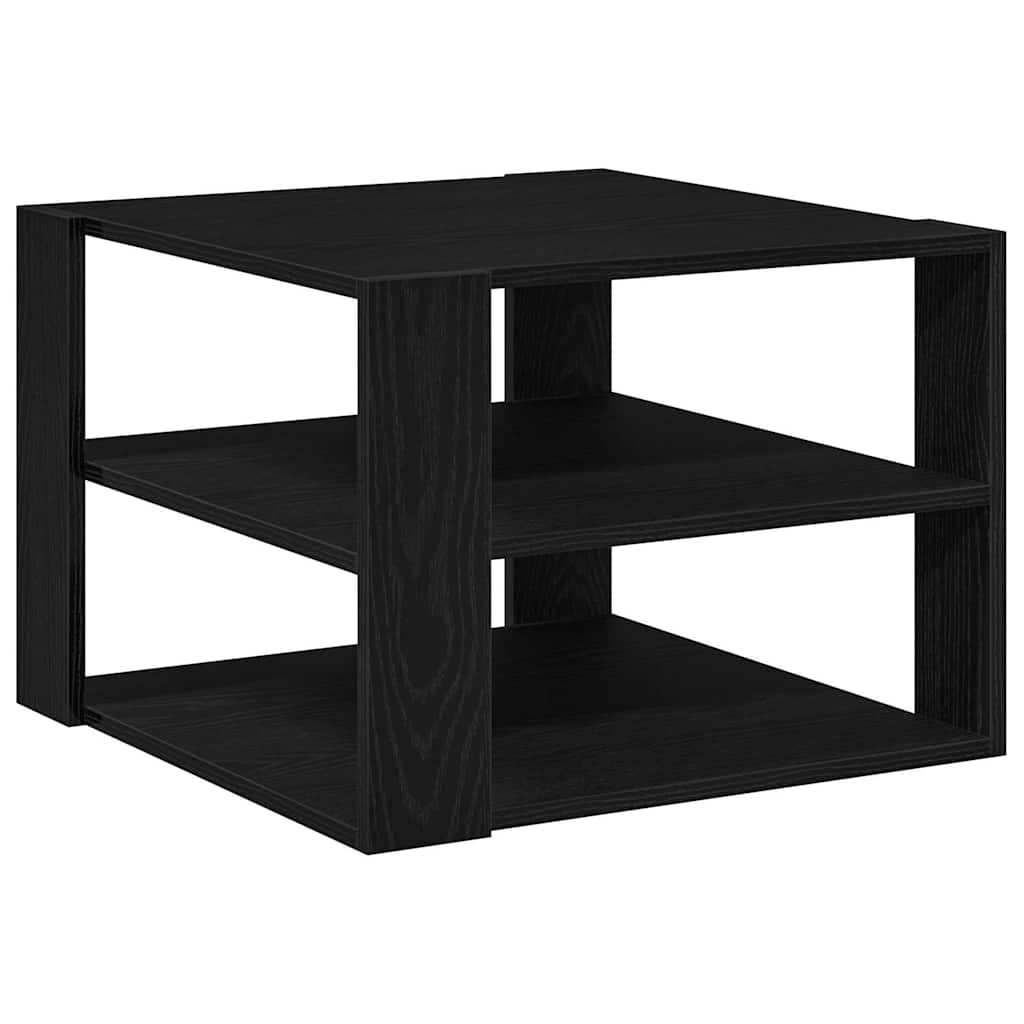Tavolino da salotto Rovere Nero 59.5 x 59.5 x 40 cm