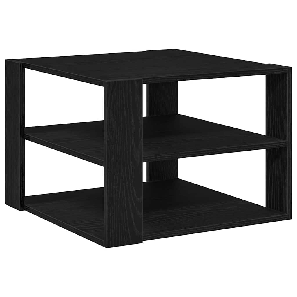 Tavolino da salotto Rovere Nero 59.5 x 59.5 x 40 cm