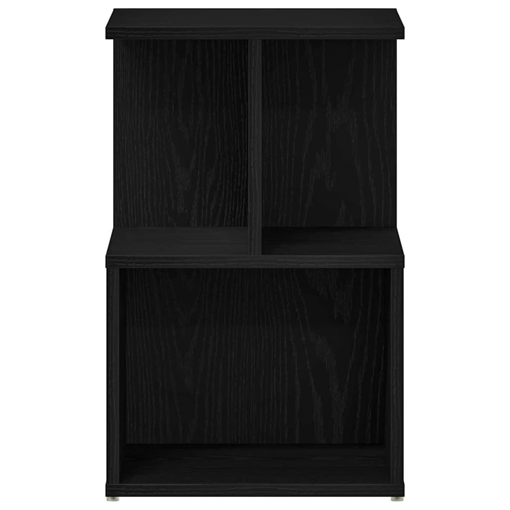 Armadio da Notte Rovere Nero 35 x 35 x 55 cm Legno multistrato
