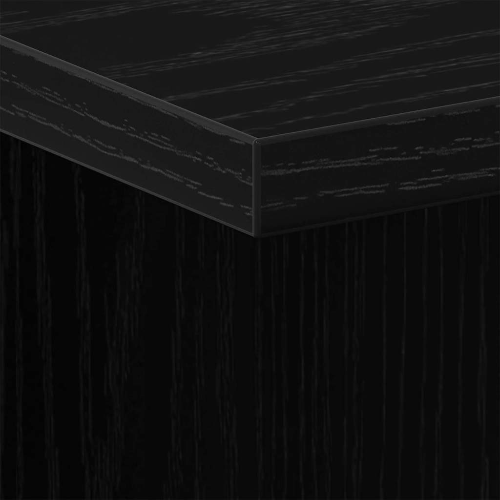 Armadio da Notte 2 pcs Rovere Nero 35 x 35 x 55 cm | homemem39
