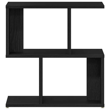 Armadio da Notte Rovere Nero 50 x 30 x 51,5 cm