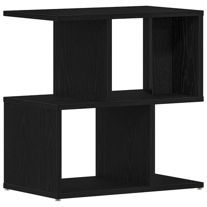 Armadio da Notte 2 pcs Rovere Nero 50 x 30 x 51,5 cm | homemem39
