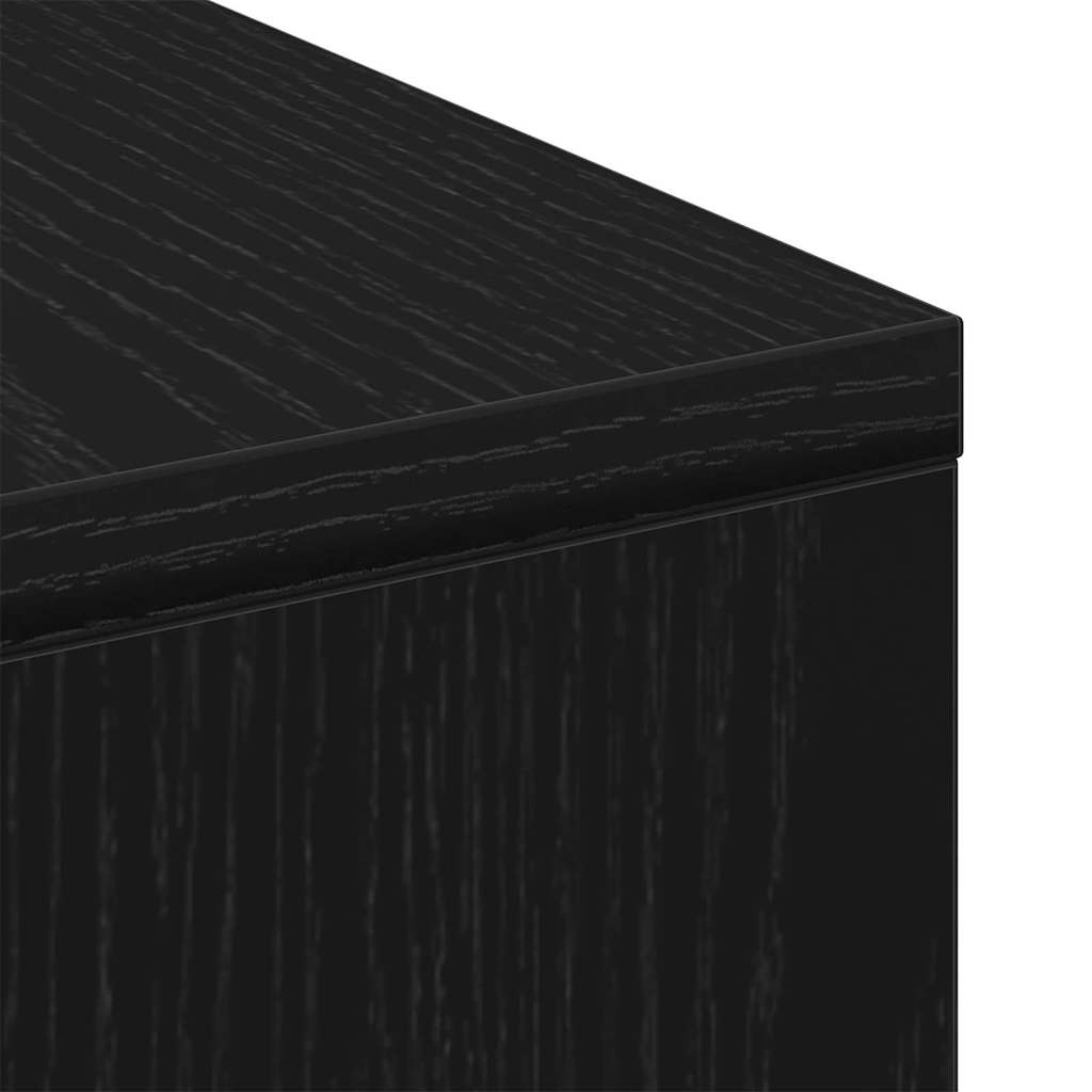 Tavolino da salotto Rovere Nero 90 x 90 x 28 cm | homemem39