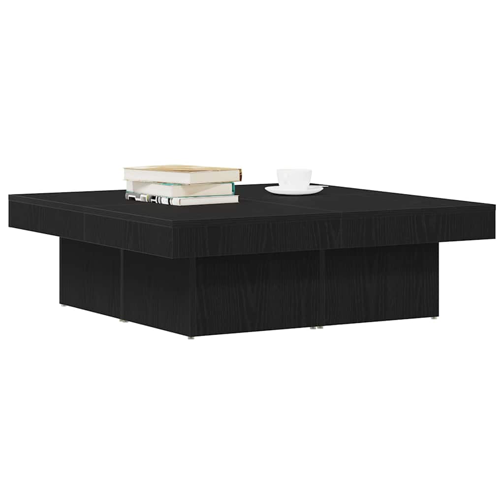 Tavolino da salotto Rovere Nero 90 x 90 x 28 cm | homemem39
