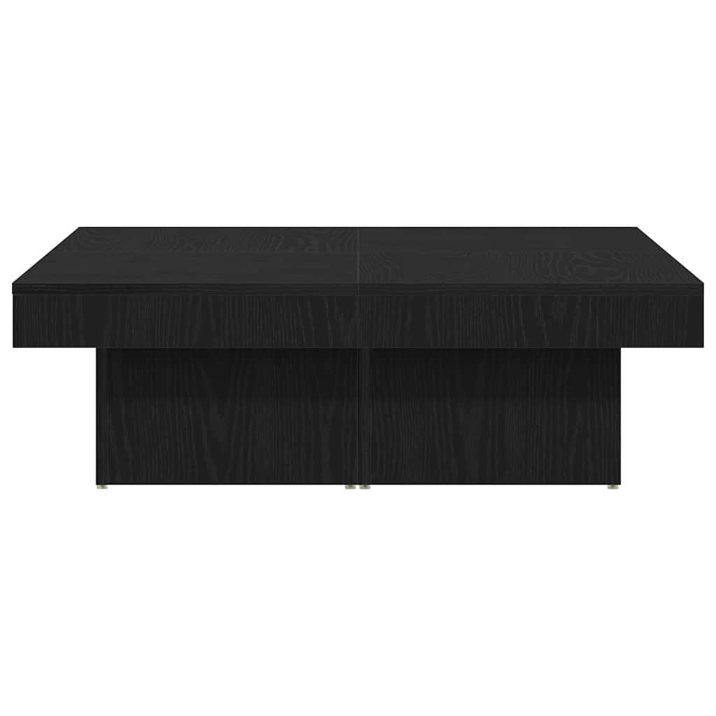 Tavolino da salotto Rovere Nero 90 x 90 x 28 cm | homemem39