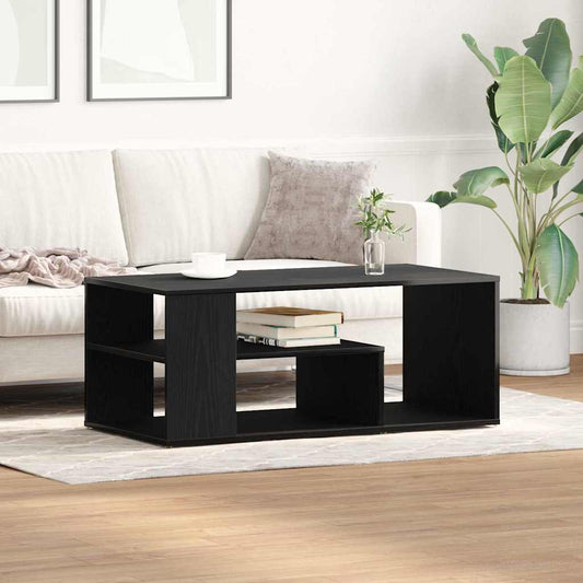 Tavolino da salotto Rovere Nero 100 x 50 x 40 cm | homemem39