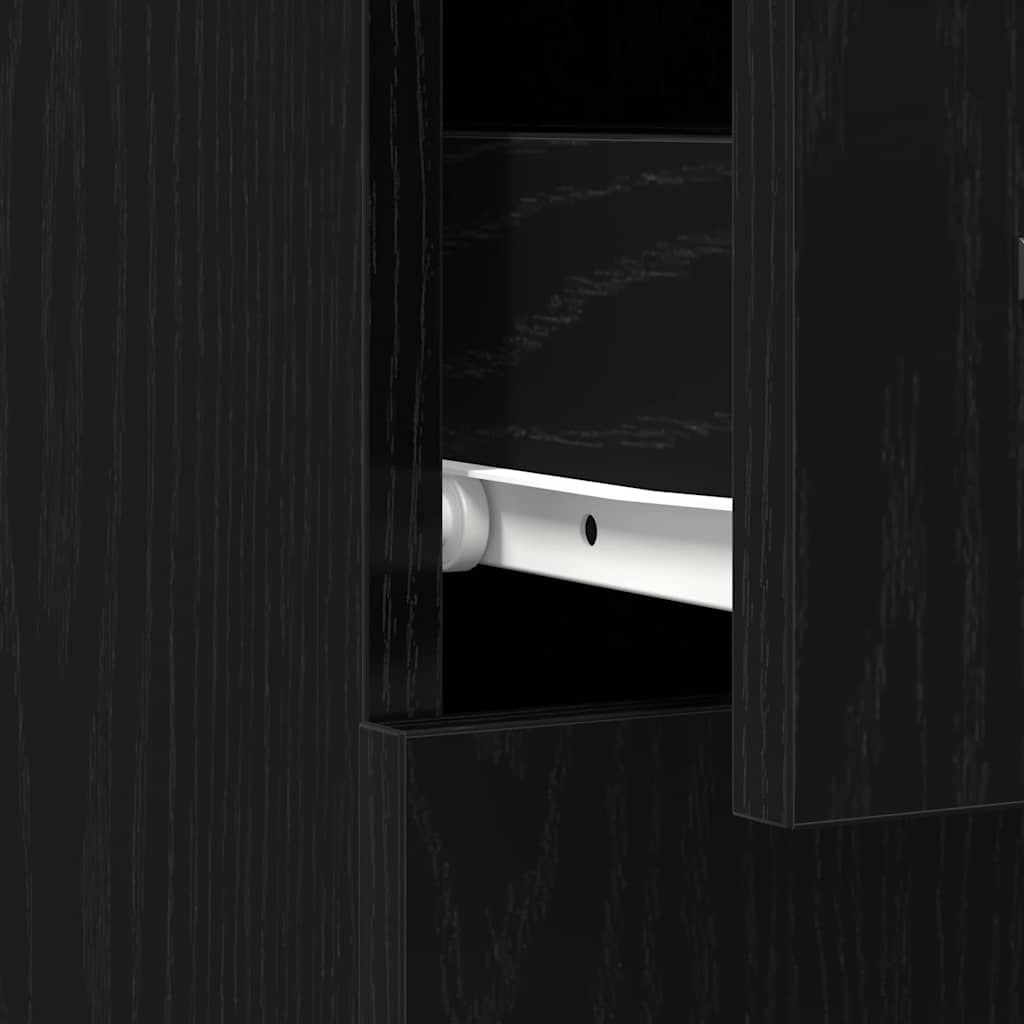 Mobile da Farmacia Rovere Nero 20 x 45,5 x 60 cm