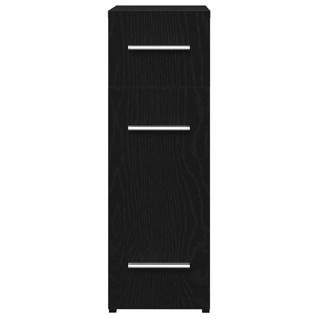 Mobile da Farmacia Rovere Nero 20 x 45,5 x 60 cm