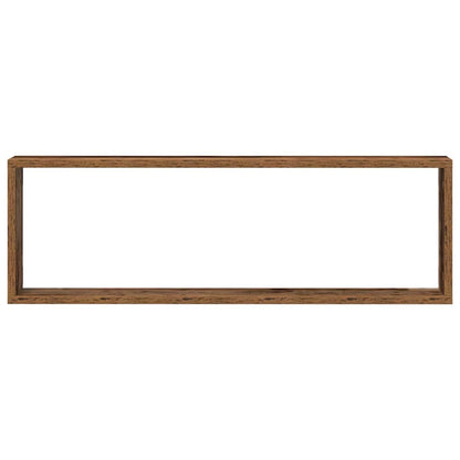 Scaffali da parete 2 pcs Legno vecchio 80 x 15 x 26 cm
