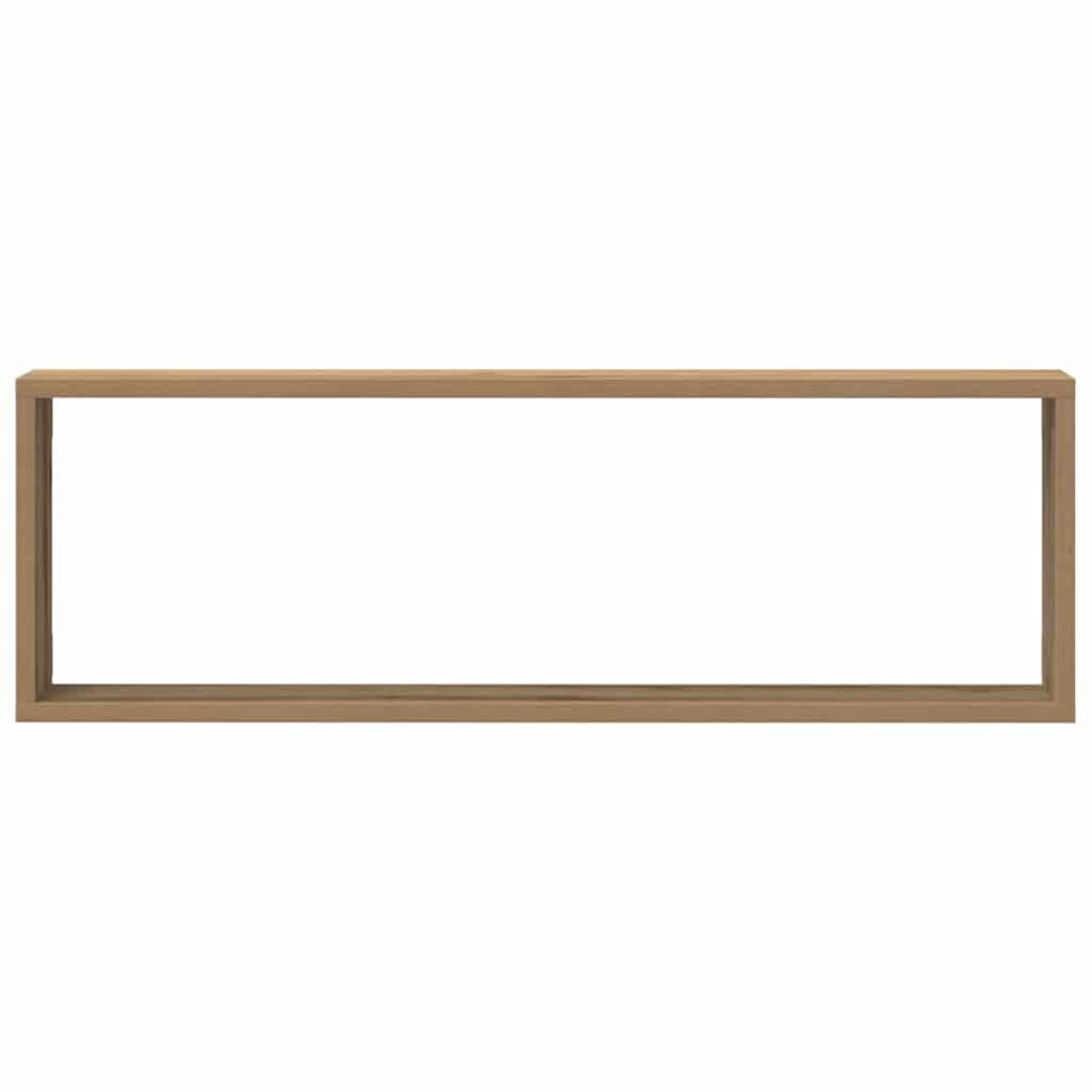 Scaffali da parete 2 pcs Rovere Artigianale 80 x 15 x 26 cm