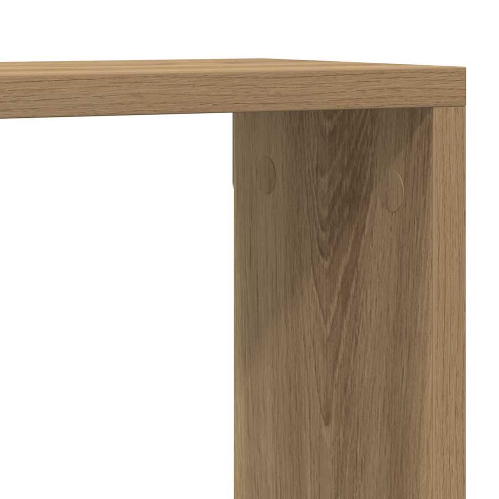 Scaffali da parete 4 pcs Rovere Artigianale 80 x 15 x 26 cm | homemem39