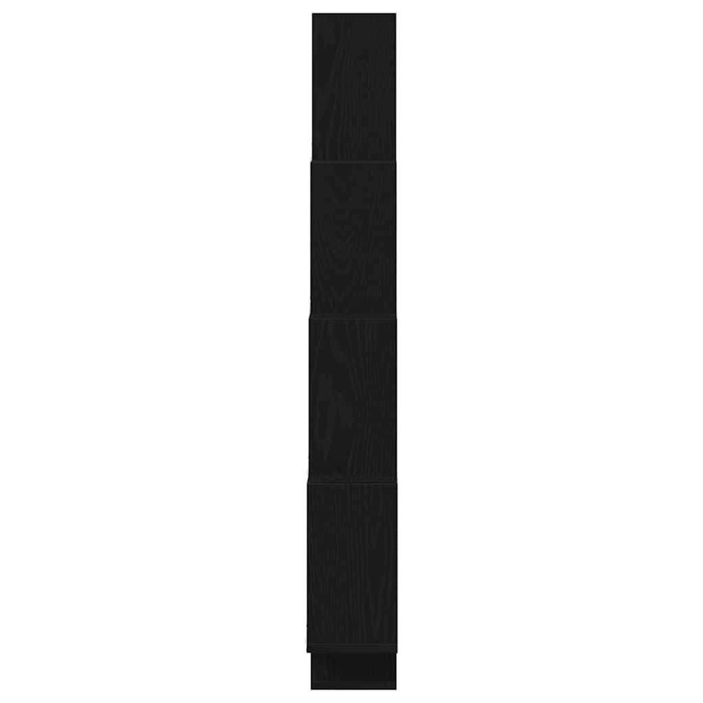 Scaffale da parete Rovere Nero 90 x 15 x 119,5 cm | homemem39
