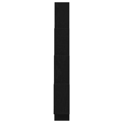 Scaffale da parete Rovere Nero 90 x 15 x 119,5 cm | homemem39