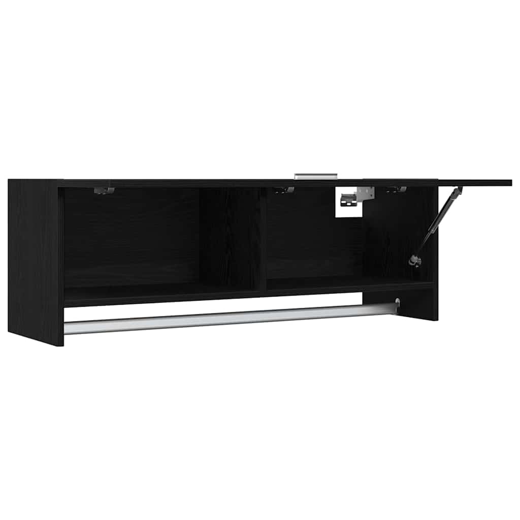 Guardaroba Rovere Nero 100 x 32,5 x 35 cm Legno multistrato