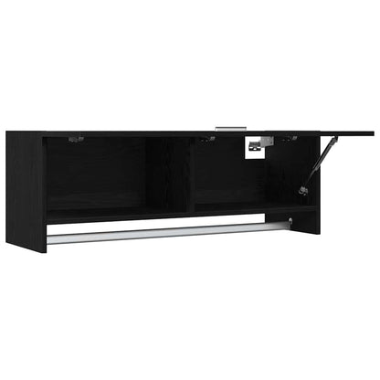 Guardaroba Rovere Nero 100 x 32,5 x 35 cm Legno multistrato