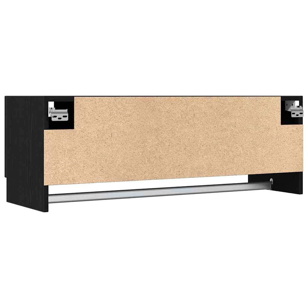 Guardaroba Rovere Nero 100 x 32,5 x 35 cm Legno multistrato | homemem39
