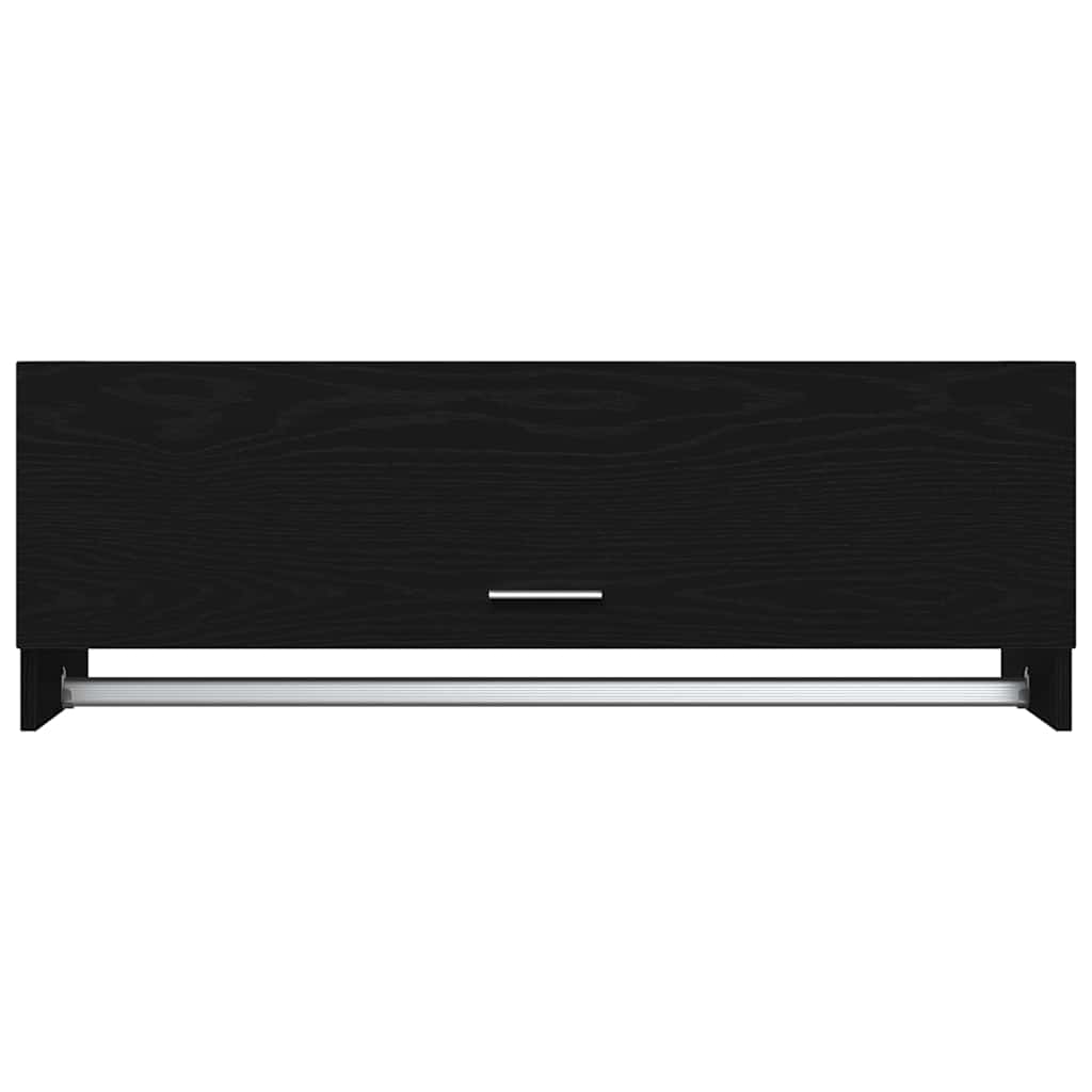 Guardaroba Rovere Nero 100 x 32,5 x 35 cm Legno multistrato | homemem39