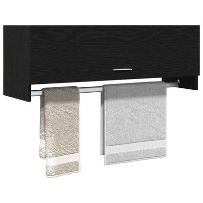 Guardaroba Rovere Nero 100 x 32,5 x 35 cm Legno multistrato | homemem39