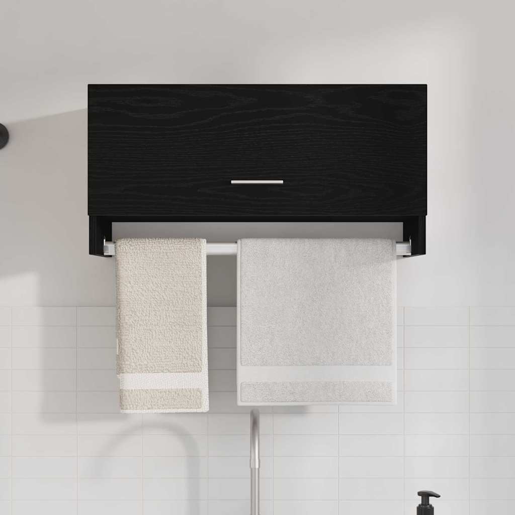Guardaroba Rovere Nero 70 x 32,5 x 35 cm Legno multistrato | homemem39