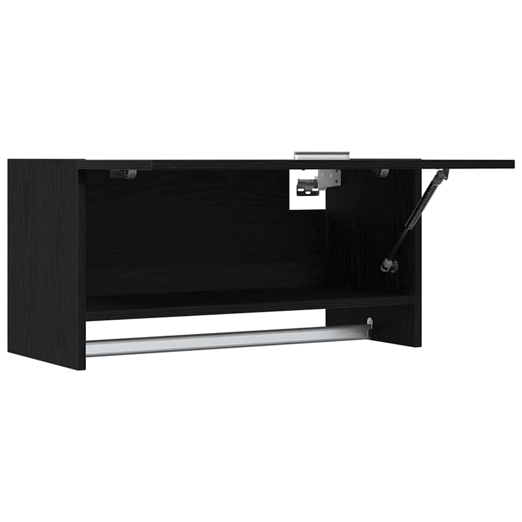 Guardaroba Rovere Nero 70 x 32,5 x 35 cm Legno multistrato | homemem39