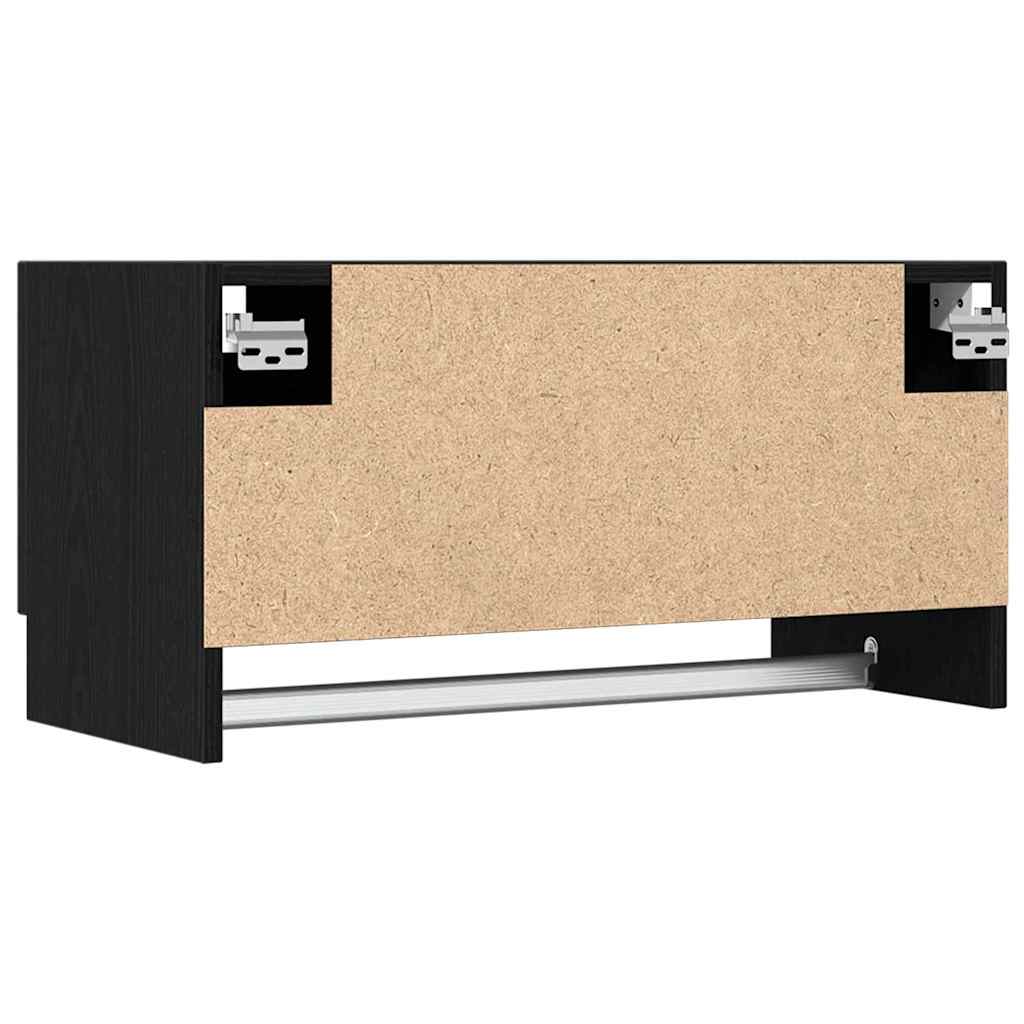Guardaroba Rovere Nero 70 x 32,5 x 35 cm Legno multistrato | homemem39
