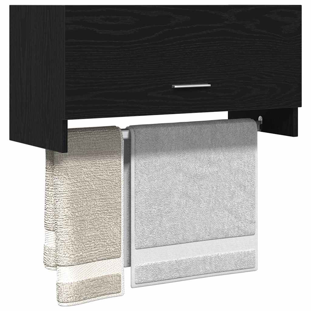 Guardaroba Rovere Nero 70 x 32,5 x 35 cm Legno multistrato | homemem39