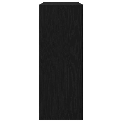 Tavolo consolle Rovere Nero 78 x 30 x 80 cm Legno multistrato