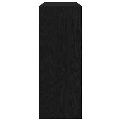 Tavolo consolle Rovere nero 105 x 30 x 80 cm Legno multistrato