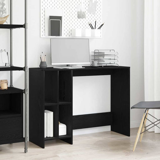 Scrivania Rovere Nero 102,5 x 35 x 75 cm Legno multistrato | homemem39