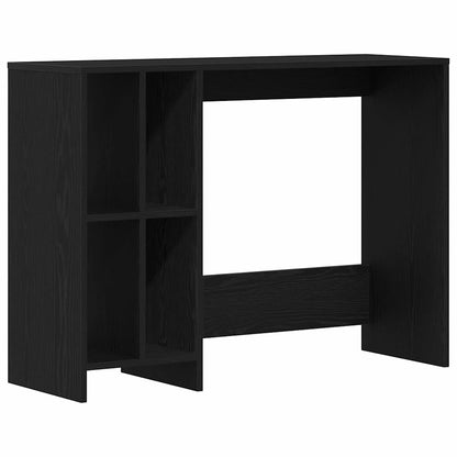 Scrivania Rovere Nero 102,5 x 35 x 75 cm Legno multistrato | homemem39