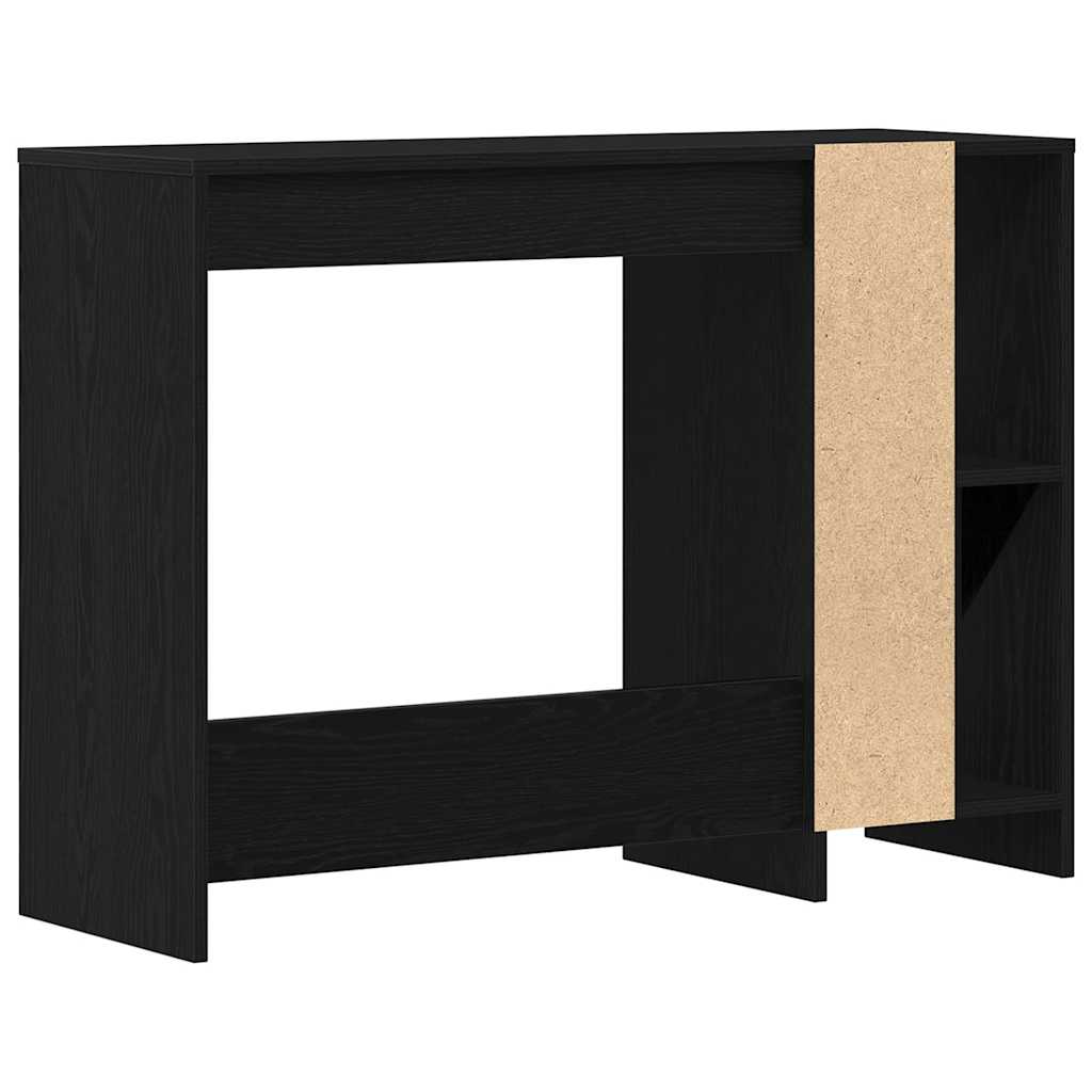 Scrivania Rovere Nero 102,5 x 35 x 75 cm Legno multistrato | homemem39
