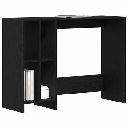 Scrivania Rovere Nero 102,5 x 35 x 75 cm Legno multistrato | homemem39