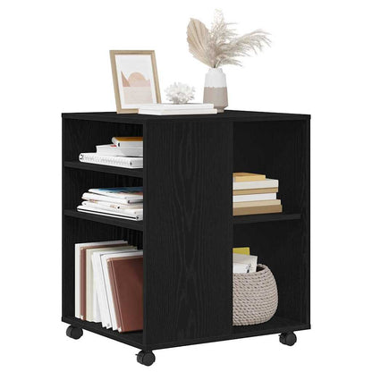 Armadio Rovere Nero 60 x 53 x 72,5 cm Legno multistrato | homemem39