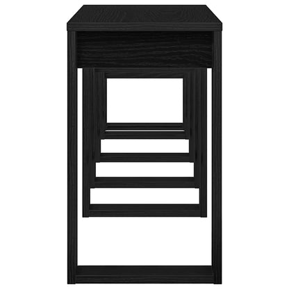 Tavoli da annidamento 3 pcs Rovere Nero Legno multistrato