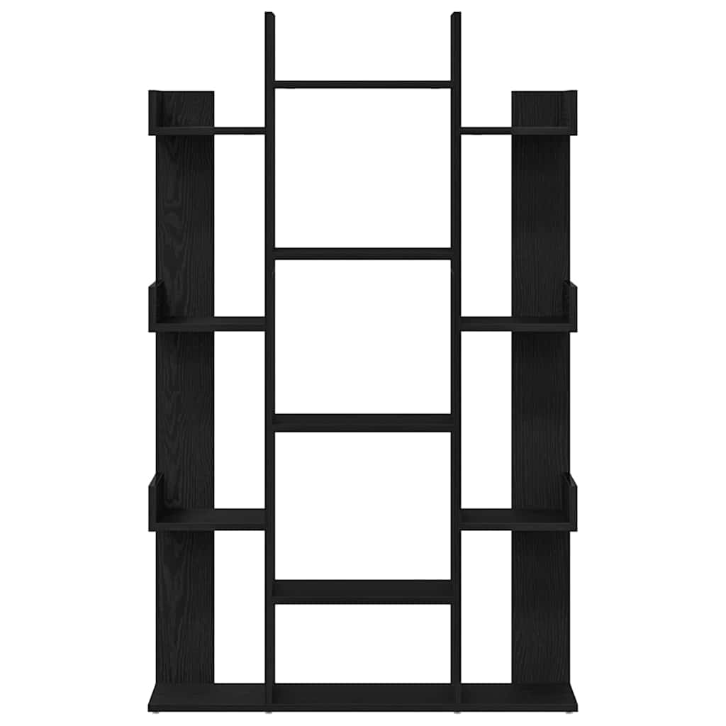 Libreria Rovere Nero 86 x 25,5 x 140 cm Legno multistrato